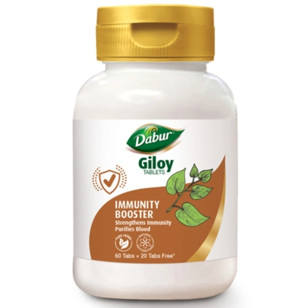 Dabur India Ltd. Dabur Giloy Tablets (60tab) + 20 Tablets Free