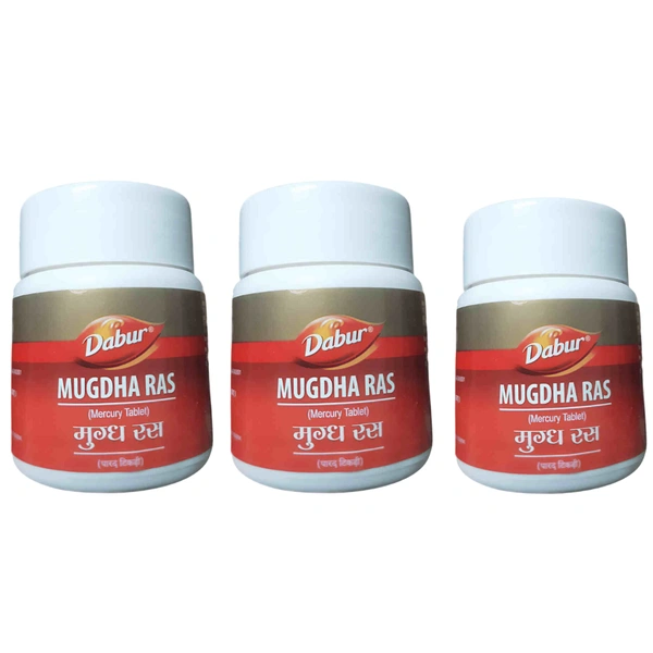 Dabur Mugdha Ras (Parad Tablet) (35Tab) Pack of 3