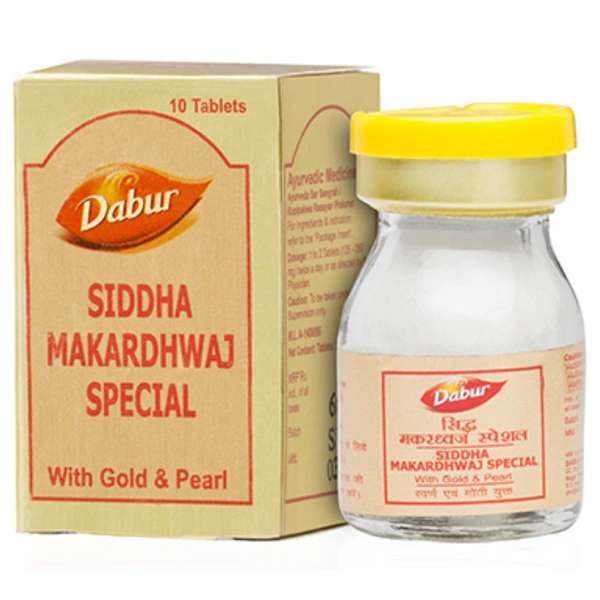 Dabur Siddha Makardhwaj Special With Gold (10Tab)