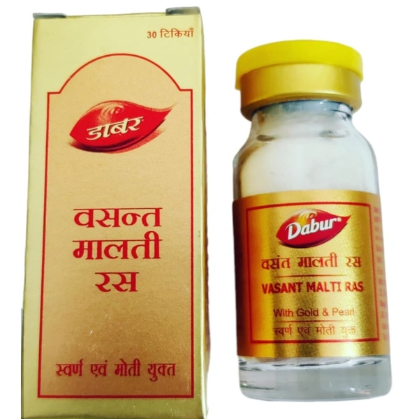Dabur Vasant Malti Ras With Gold (30tab)