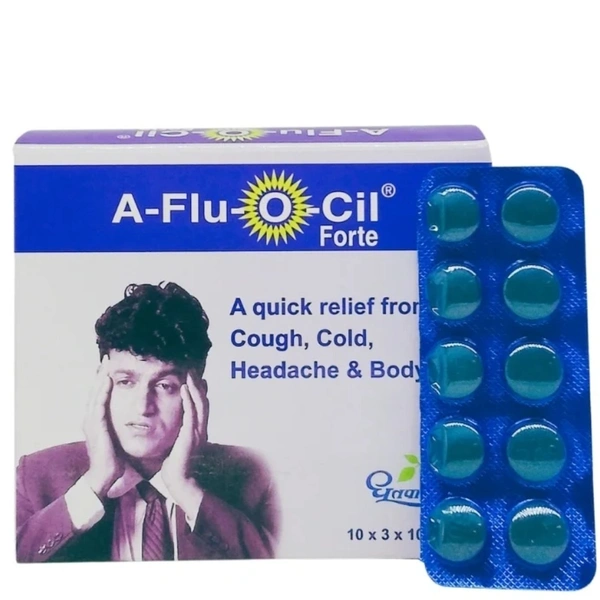 Shree Dhootapapeshwar Dhootapapeshwar A Flu-O-Cil Forte Tablet (10Tab)