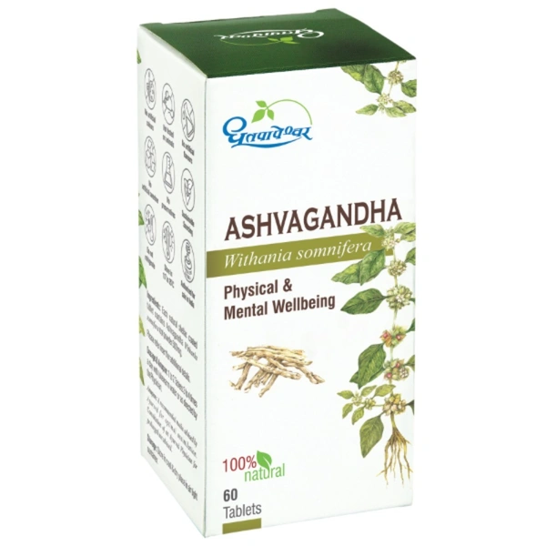Shree Dhootapapeshwar Dhootapapeshwar Ashvagandha Tablet (60Tab)