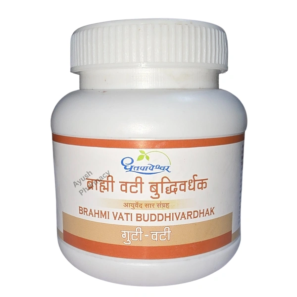 Shree Dhootapapeshwar Dhootapapeshwar Brahmi Vati Budhivardhak (60Tab) - 500 Tablets