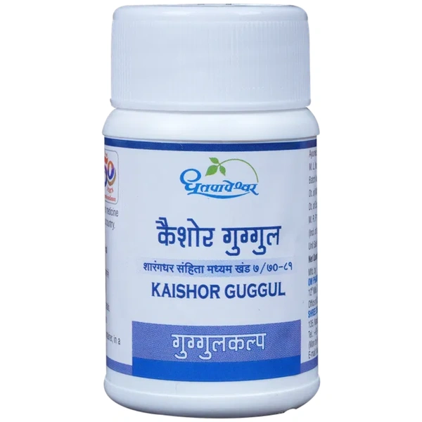 Shree Dhootapapeshwar Dhootapapeshwar Kaishor Guggul (60Tab) - 60 Tablets