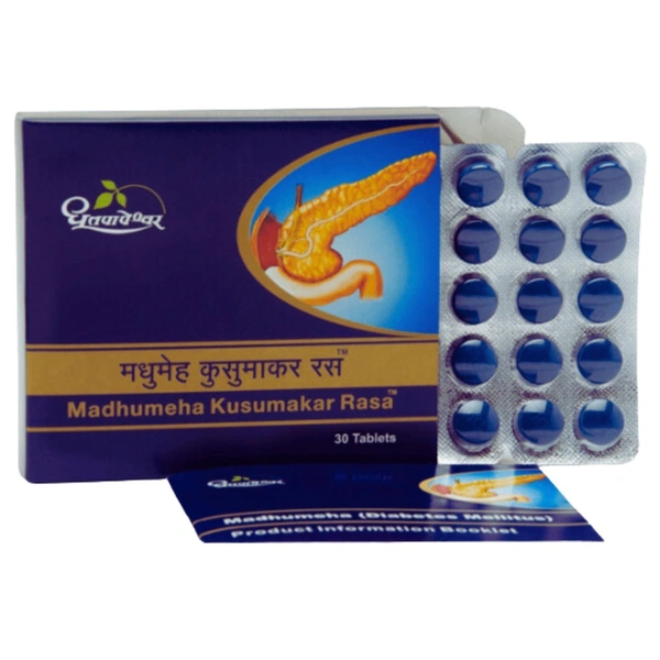 Shree Dhootapapeshwar Dhootapapeshwar Madhumeha Kusumakar Ras (30Tab)
