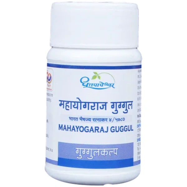 Shree Dhootapapeshwar Dhootapapeshwar Mahayograj Guggul (60Tab)