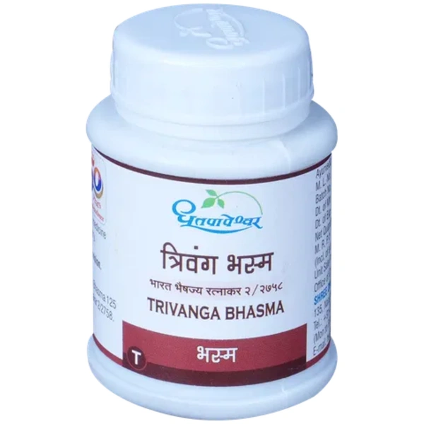 Shree Dhootapapeshwar Dhootapapeshwar Trivang Bhasma (10gm)