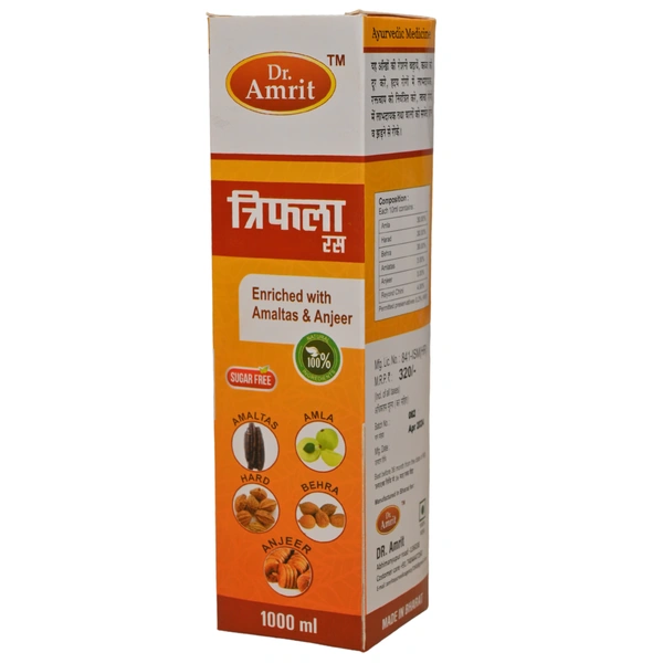 Dr. Amrit HealthCare Dr. Amrit Triphala Ras (1000ml) with Amaltas & Anjeer
