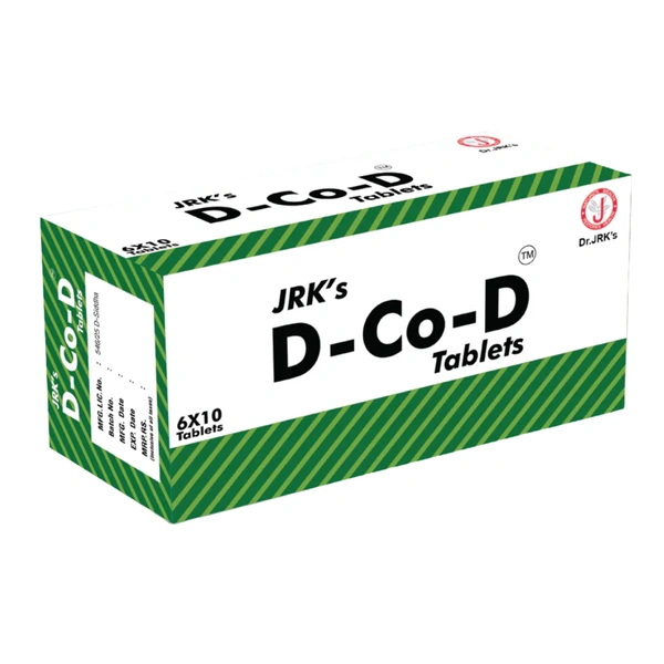 Dr. JRK’s Research and Pharmaceuticals Pvt Ltd Dr. JRK's D-Co-D Tablet (60Tab)