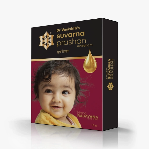 Dr. Vasishth's Suvarnaprashan Avaleham Drops (15 ml) - April-2028