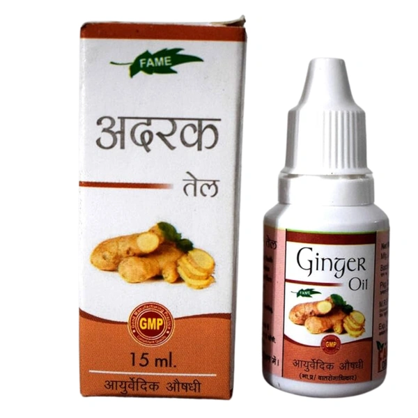 Fame Drugs Fame Adrak oil 15 ML (Ginger Oil)