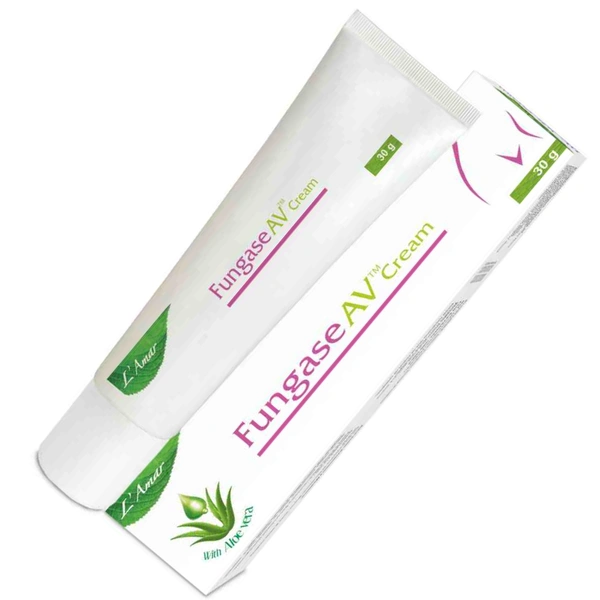 L'Amar Healthcarre Private Limited Fungase AV Cream (30gm) - Anti-fungal Vaginal Cream
