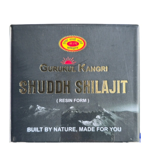 Gurukul Kangri Pharmacy Shuddh Shilajit (Resin Form) (10gm) - 10 GM