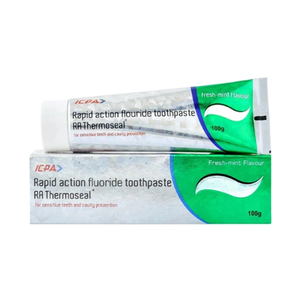 Icpa Health Products Ltd ICPA RA Thermoseal Rapid Action Fresh Mint Toothpaste (100gm) - 100 GM, Fresh Mint