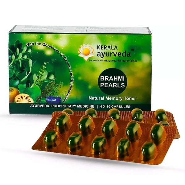 Kerala Ayurveda Brahmi Pearls (40caps)