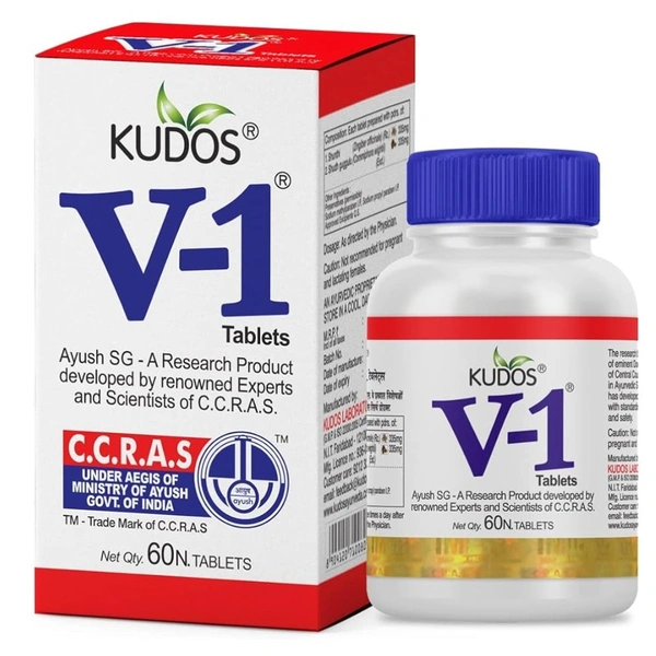 Kudos Laboratories India Ltd Kudos V1 Tablet (60tab) - Dec-2027