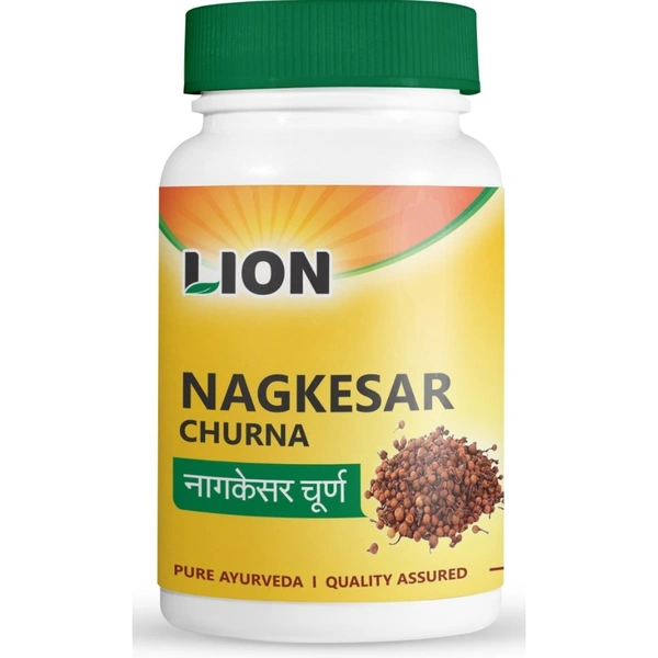 LION BRAND (Shree Narnarayan Ayurvedic Pharmacy) Lion Nagkesar Churna (40g)