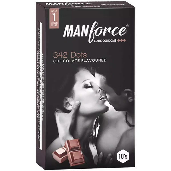 Mankind Pharma Xotic Chocolate Flavoured Condoms (10 N Condoms)