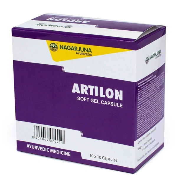 Nagarjuna Ayurvedic Group Kerala Nagarjuna Artilon Soft Gelatin Capsule (100Caps)