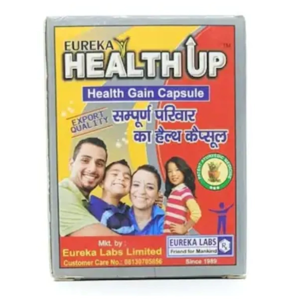 Eureka Labs Ltd. Healthup Capsule for Weight Gain (60Caps) - 60 Capsules