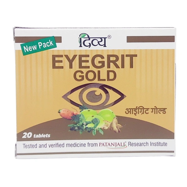 Patanjali Divya Pharmacy Patanjali Divya Divya Eyegrit Gold (20Tablets)
