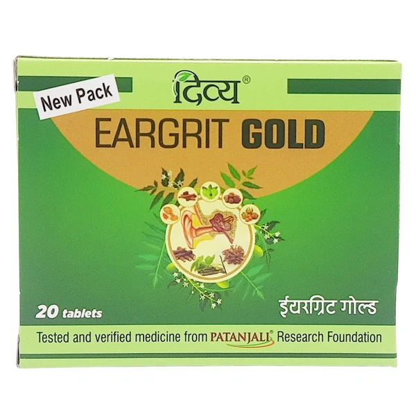 Patanjali Divya Pharmacy Patanjali Divya Eargrit Gold Tablet (20tab)