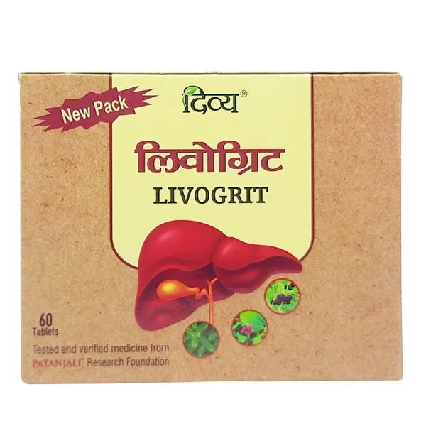 Patanjali Divya Pharmacy Patanjali Divya Livogrit Tablet (60tab)