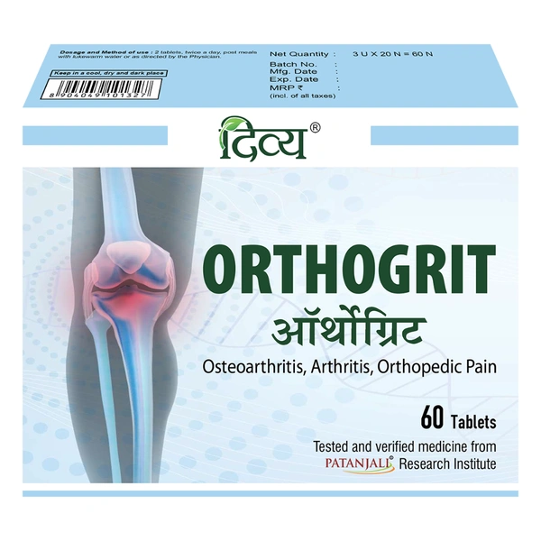 Patanjali Divya Pharmacy Patanjali Divya Orthogrit Tablet (60tab)