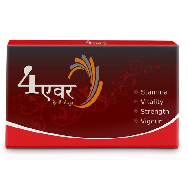 Shree Dhanwantri Herbals SDH Naturals 4Ever Energy Capsule (30Caps)