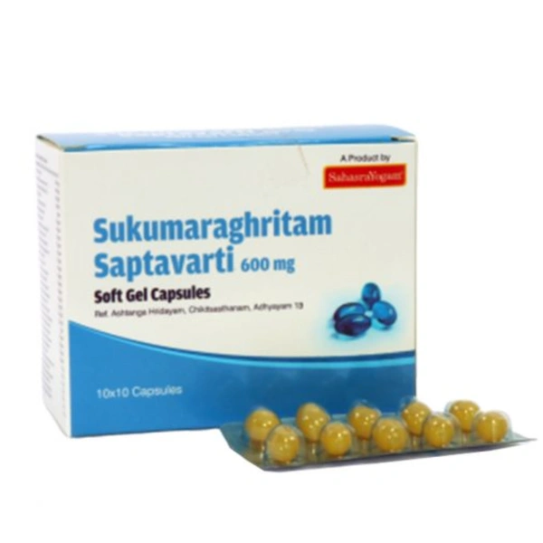 Sahasrayogam Sukumara Ghritam Saptavarti 600 mg (100mg)