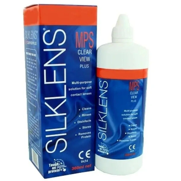 ACME PHARMACEUTICALS PVT LTD Silklens Clear view Plus Multi-Purpose Lens Cleaning Solution (360ml)