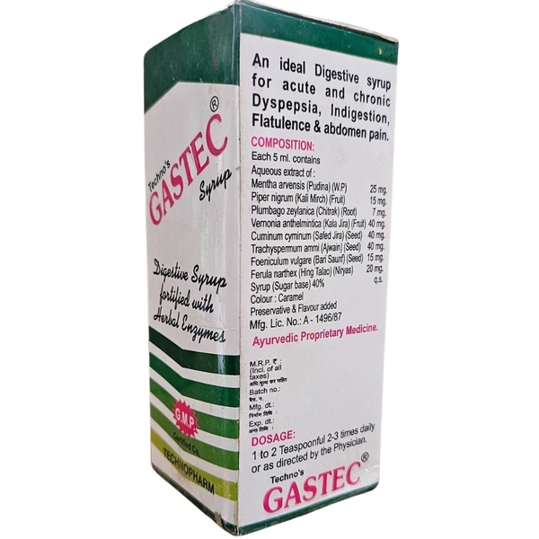 Tecno Gastec Syrup (200ml)