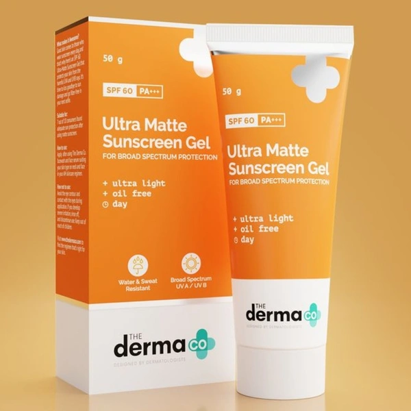 The Derma Co Ultra Matte Sunscreen Gel with SPF 60 (50GM)