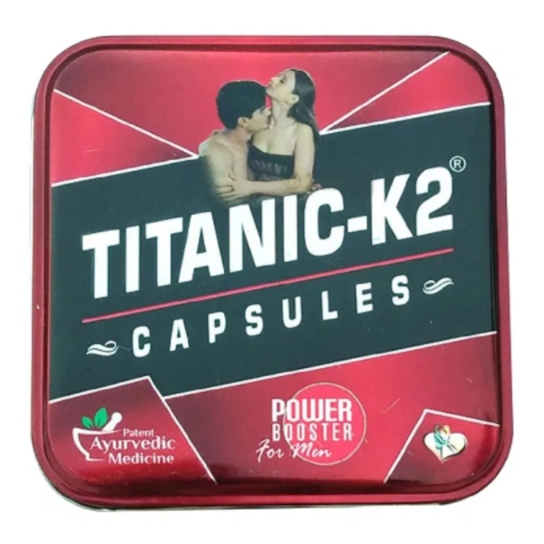 Titanic-K2 Ayurvedic power booster capsule (6Caps)