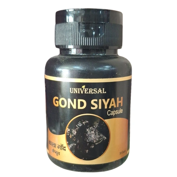 Universal Remedies Universal Gond Siyah Capsules | Siyah Gond & Suranjan Meethi | 30 Capsules - 30 Capsules