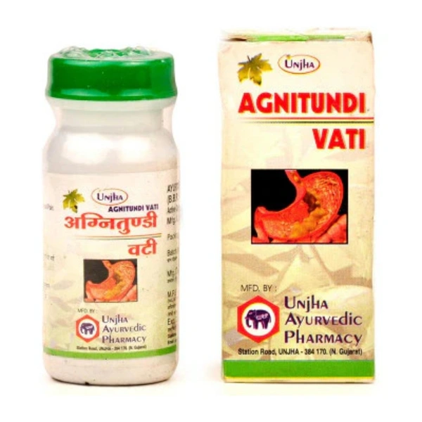 Unjha Ayurvedic Pharmacy Unjha Agnitundi Vati (40tab)