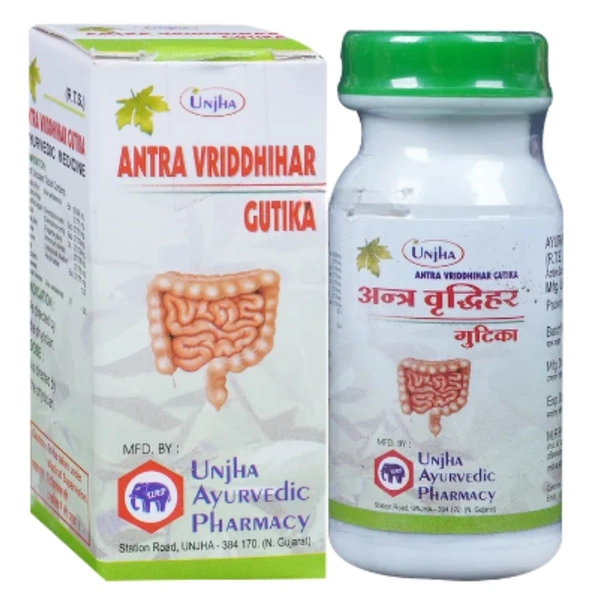 Unjha Ayurvedic Pharmacy Unjha Antra Vriddhihar Gutika (40tab)
