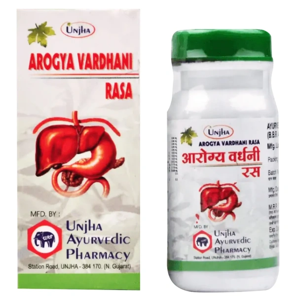 Unjha Ayurvedic Pharmacy Unjha Arogyavardhini Rasa (40tab)