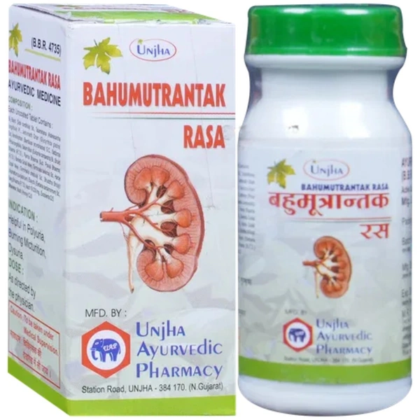Unjha Ayurvedic Pharmacy Unjha Bahumutrantak Ras (40tab)