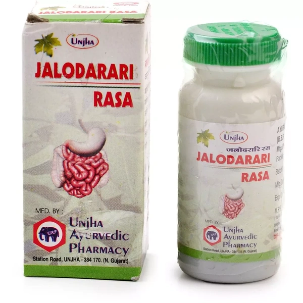 Unjha Ayurvedic Pharmacy Unjha Jalodarari Ras (10g)