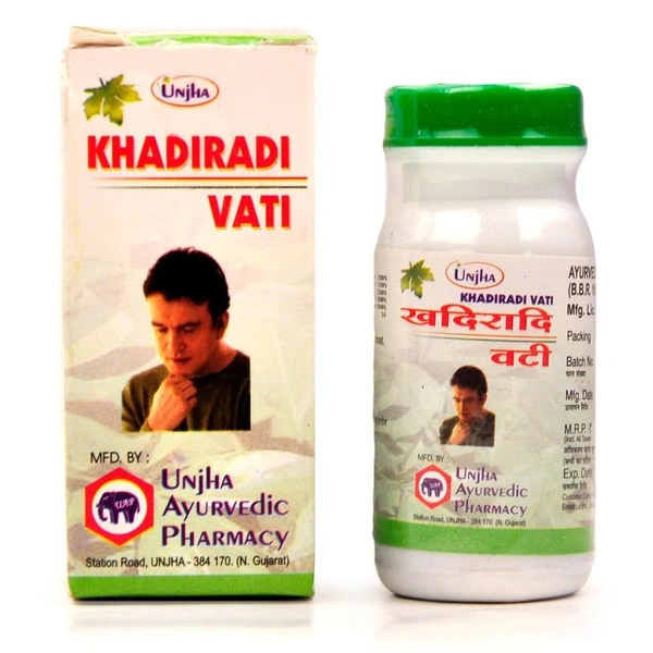 Unjha Ayurvedic Pharmacy Unjha Khadiradi Vati (10g)
