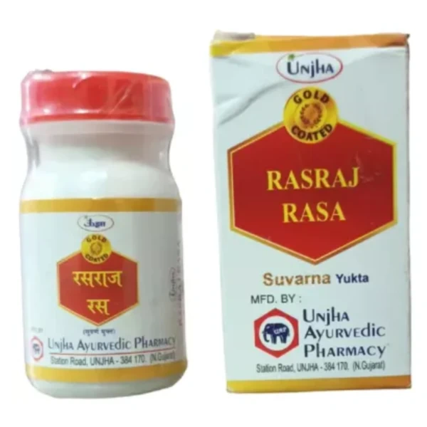 Unjha Ayurvedic Pharmacy Unjha Rasraj Ras (Swarna Yukta) (1g)