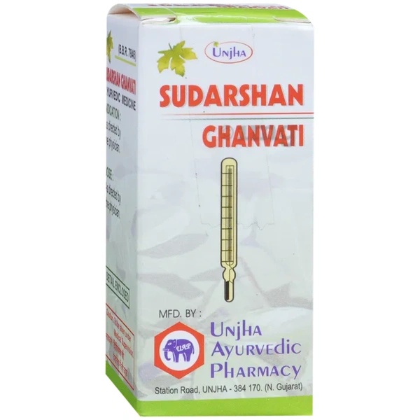Unjha Ayurvedic Pharmacy Unjha Sudarshan Ghan Vati (40tab)
