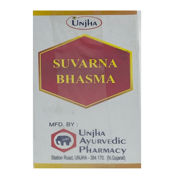 Unjha Ayurvedic Pharmacy Unjha Suvarna Bhasma (100mg)