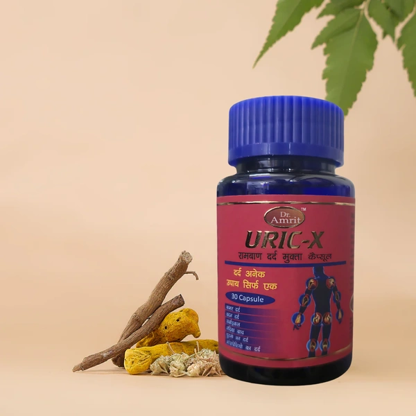 Dr. Amrit HealthCare Uric-X Capsules (30Caps) - Controls Uric Acid