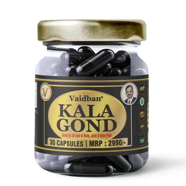 Vaidban Ayurvedic Bhawan Vaidban Kala Gond Capsule (30caps)