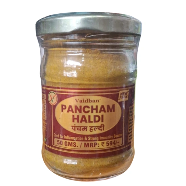 Vaidban Ayurvedic Bhawan Vaidban Pancham Haldi (50gm) - 50 GM
