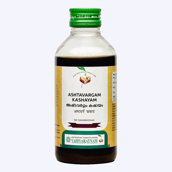Vaidyaratnam Oushadhasala Pvt. Ltd. Vaidyaratnam Ashtavargam Kashayam (200ml)