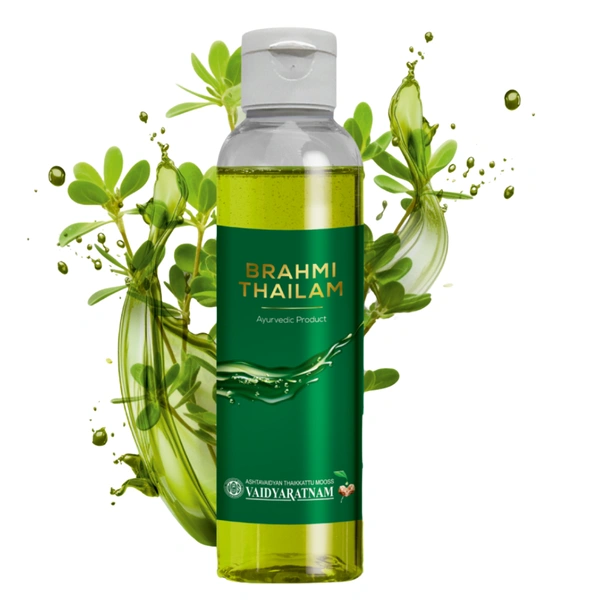Vaidyaratnam Oushadhasala Pvt. Ltd. Vaidyaratnam Brahmi Thailam (200ml)