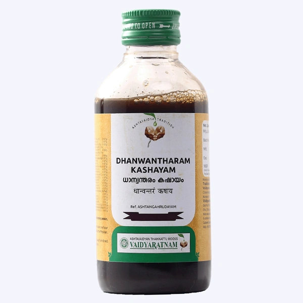 Vaidyaratnam Oushadhasala Pvt. Ltd. Vaidyaratnam Dhanwantharam Kashayam (200ml)
